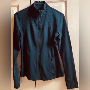 🍒LULULEMON DEFINE Jacket sz 10 SUBMARINE / NIGHT TIDE Teal Green-Blue ~ LUON!!